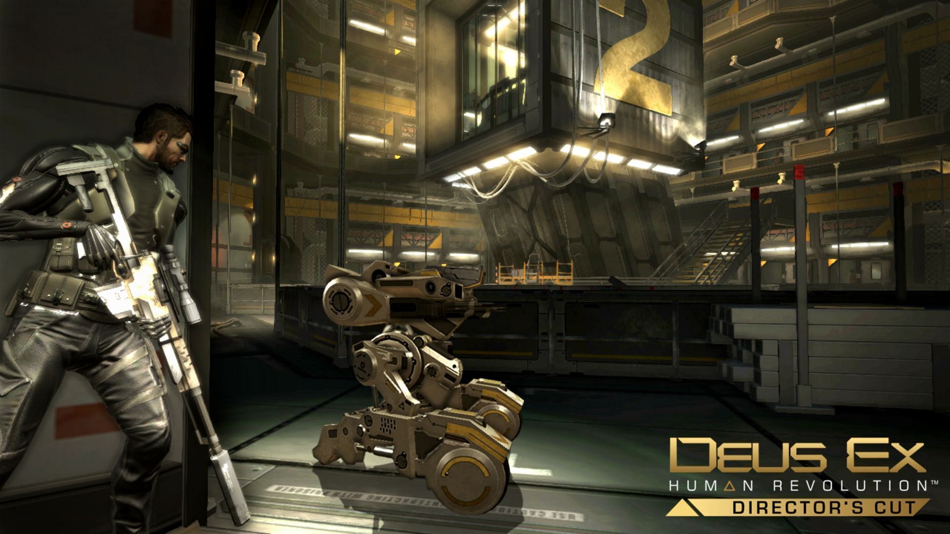 Deux Ex: Human Revolution is one of the best stealth-focused action-adventure games (Image via Eidos Interactive)